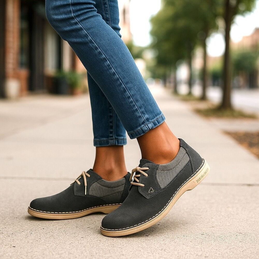 Birkenstock Memphis Lace-Up Leather Suede Oxford Boot EU 36 Regular Fit – New in